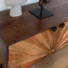 Meuble tv en bois d'acacia