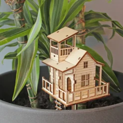 Mini cabane décorative à assembler