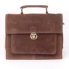 Mini cartable cuir charlotte suède