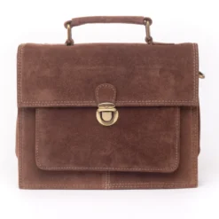 Mini cartable cuir charlotte suède