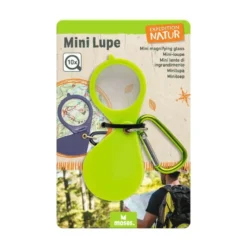Mini loupes de poche x10 avec mousqueton