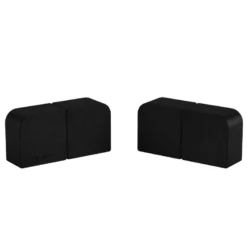 Mini mur d’enceintes bluetooth modulables 4-en-1, 20w rms rechargeable usb