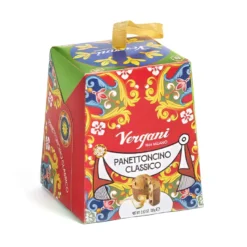Mini panettone traditionnel boîte de collection Sicile 100 g Vergani