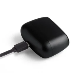 Mini réveil Lexon Minut commande tactile batterie rechargeable Noir