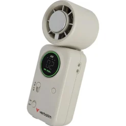 Mini ventilateur portable plaque froide rechargeable pour fraîcheur instantanée Blanc Argent