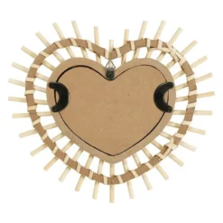 Miroir bambou cœur