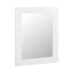 Miroir bois blanc - mélicia décoration