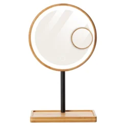 Miroir grossissant led x3 - rechargeable avec 3 intensités et teintes variables