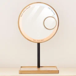 Miroir grossissant led x3 - rechargeable avec 3 intensités et teintes variables