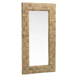 Miroir rotin rotin marron - décoration