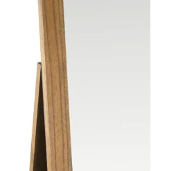 Miroir sur pied bois marron - onéline