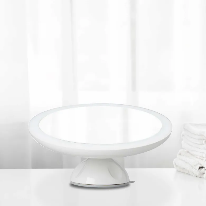 Miroir ventouse led effet grossissant x5