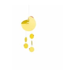 Mobile chic hen jaune