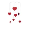 Mobile de coeurs