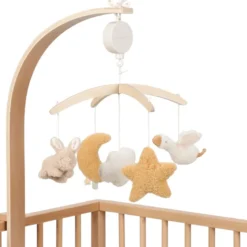 Mobile musical en bois fsc newborn