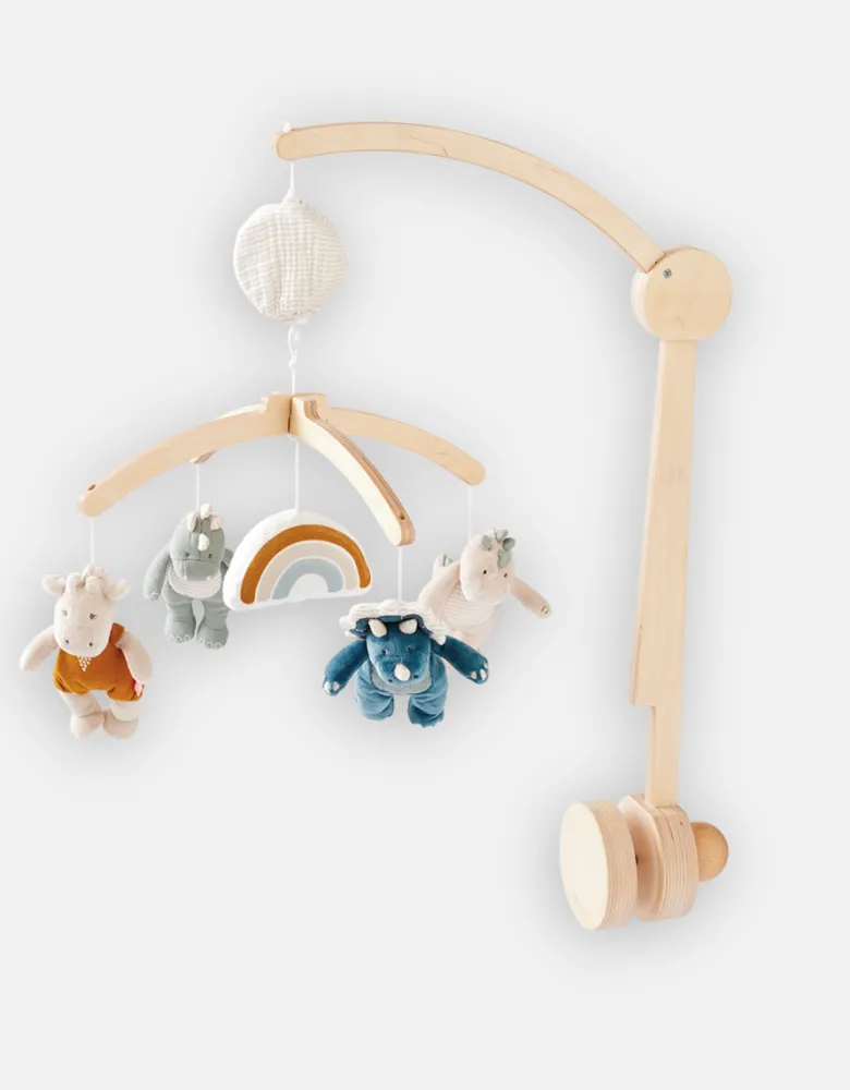 Mobile musical en bois tso