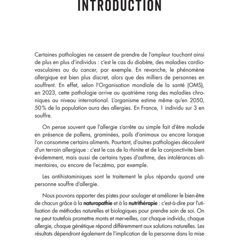 Mon programme anti-allergies