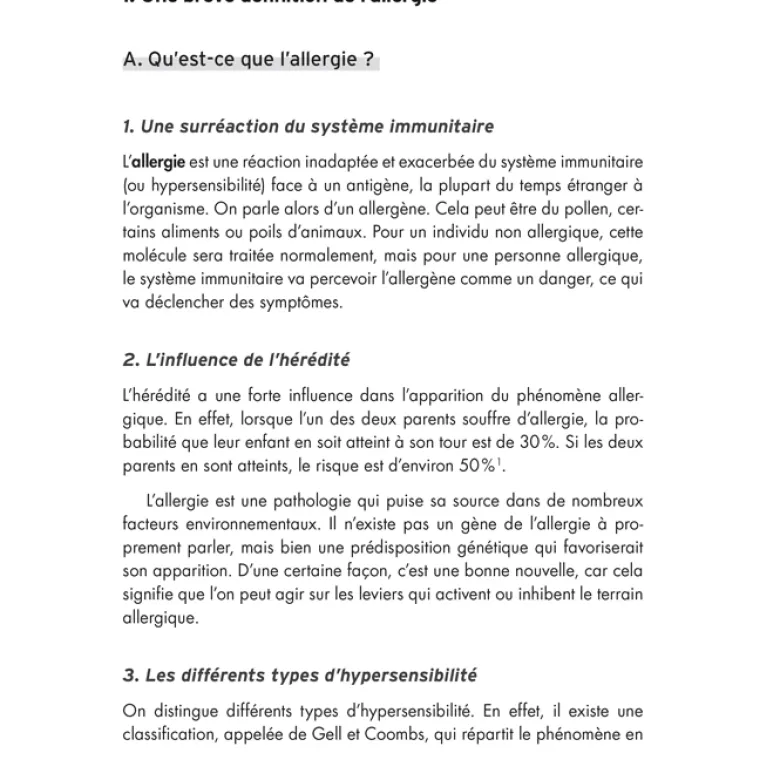 Mon programme anti-allergies