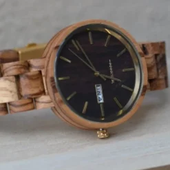 Montre bois homme sailler
