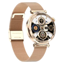 Montre connectée amoled- edition zénith or