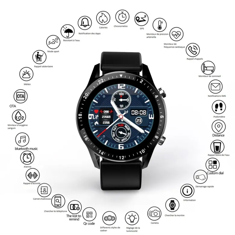 Montre connectee multifonctions