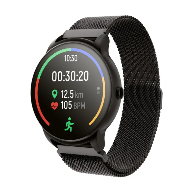 Montre connectée forever forevive 2 sb-330 noir avec enceinte bluetooth 3w