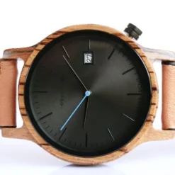Montre homme cuir zébrano métro7