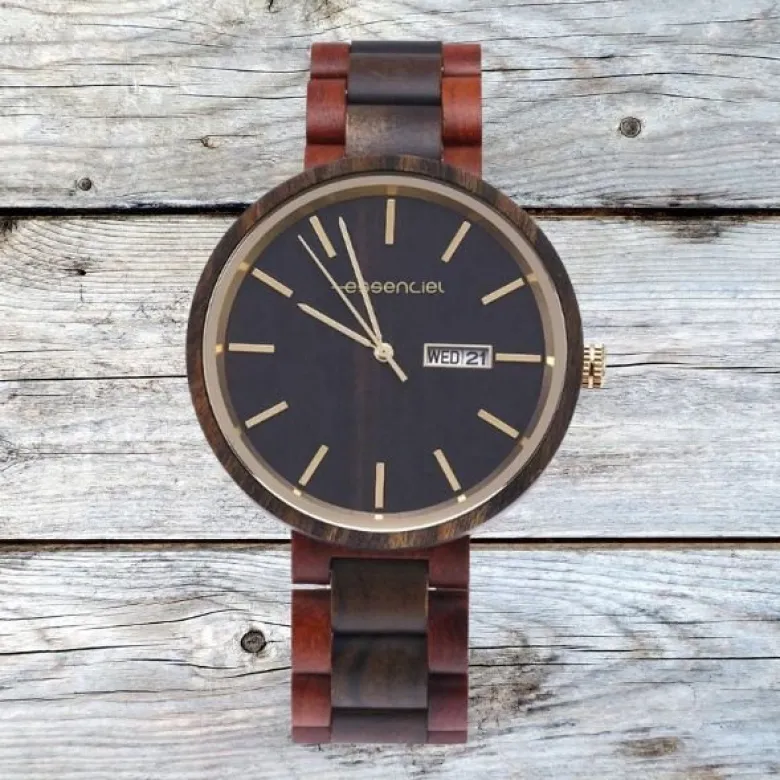Montre homme ebène sailler
