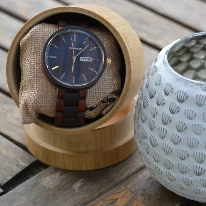 Montre homme ebène sailler