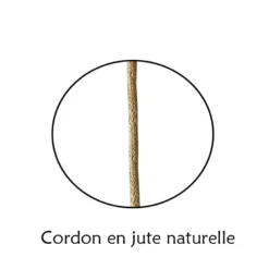 Monture e27 avec douille thermoplastique noir et fil corde