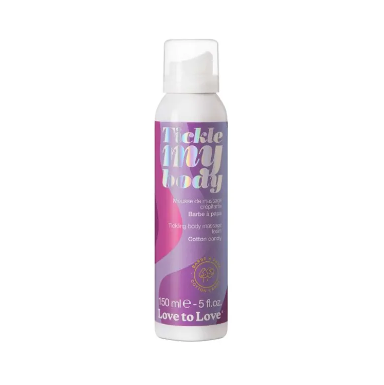 Mousse de massage - barbe à papa