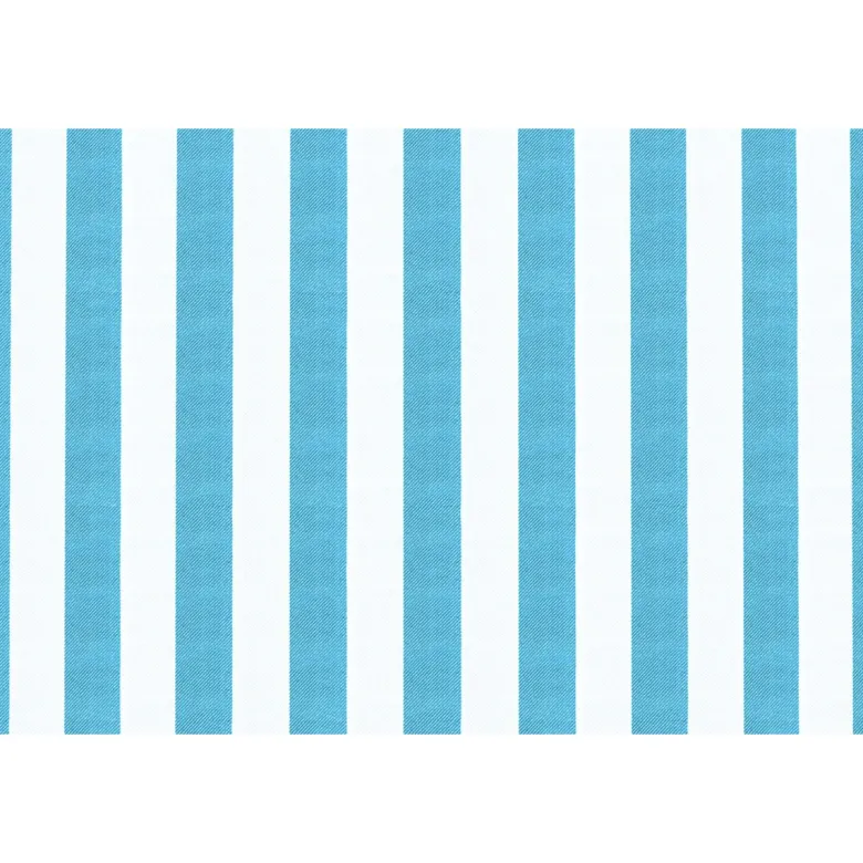 Méridienne modulable - tissu extérieur à rayures Bleu