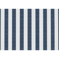 Méridienne modulable - tissu extérieur à rayures Bleu foncé