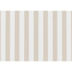 Méridienne modulable - tissu extérieur à rayures Beige