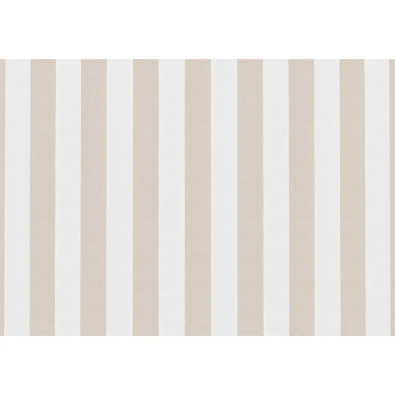 Méridienne modulable - tissu extérieur à rayures Beige