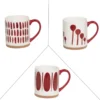 Mug mikonos rouge 35 cl (lot de 3)