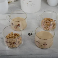 Mugs décors 500ml - lot de 4