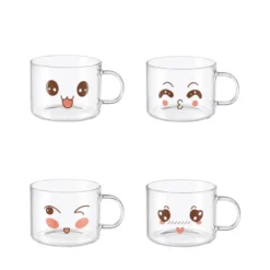 Mugs décors 500ml - lot de 4