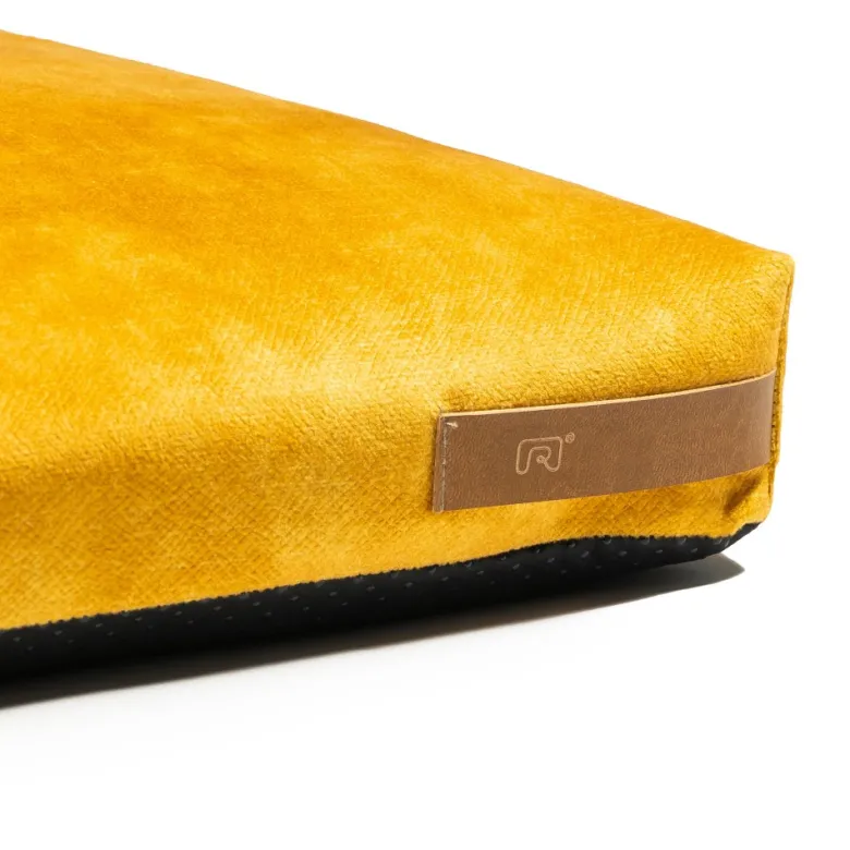 Muovi, tapis pour chien jaune xxl