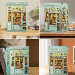 Muse bookstore - maquette booknook serre-livre
