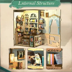 Muse bookstore - maquette booknook serre-livre