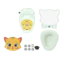 My small toilet - motif chat