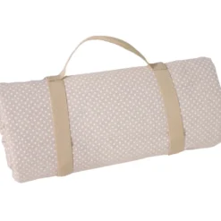 Nappe picnic xl étanche pois blancs