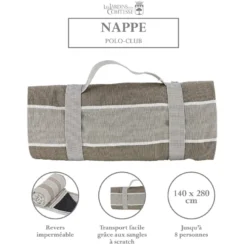 Nappe pique-nique polo-club 280x140cm