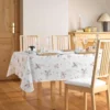 Nappe 150x240 antitache imprimé houx
