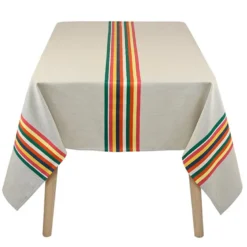Nappe 165x165cm mauleon laurier rose