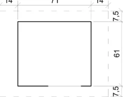 Niche pour chien exterieur en bois - 76 x 99 x h80 cm