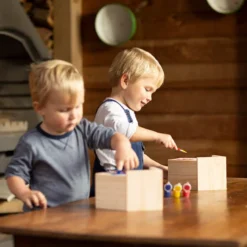 Nichoir à peindre pour enfants