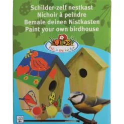 Nichoir à peindre pour enfants