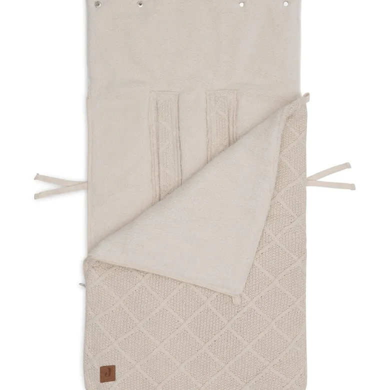 Nid d'ange passe sange check knit oatmeal (groupe 0+)